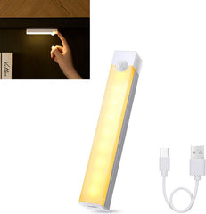 YONO Kastverlichting met Bewegingssensor Oplaadbaar - 10cm - Keukenverlichting Onderbouw Led - Draadloos - Magnetisch Zelfklevend