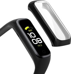 YONO Bumper geschikt voor Galaxy Fit 2 – Siliconen Case – Screenprotector Hoesje – Zwart