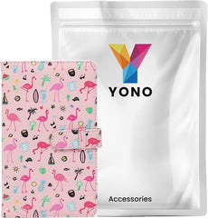 YONO Mini Fotoalbum 96 geschikt voor Instant Camera Fotopapier - Fotoboek Fujifilm Instax Mini 12 / 11 / 9 / 8 / 7s / 25 / 90 / Link / SP-2 / Liplay - Film Polaroid - Kodak - Square en Meer - Flamingo