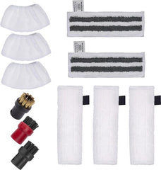 YONO Accessoires Set geschikt voor Kärcher Easyfix SC5 - SC4 - SC3 - SC2 - Stoomreinigeraccessoires met Doeken - 11 Delig