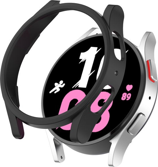 YONO Bumper geschikt voor Galaxy Watch 5 (40 mm) - Hoesje - Full Cover Case - Zwart