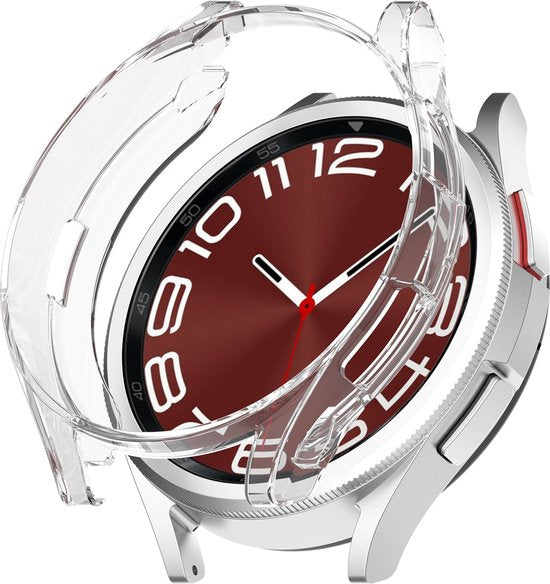 YONO Bumper geschikt voor Samsung Galaxy Watch 6 Classic - 47mm - Hoesje - Case - Transparant