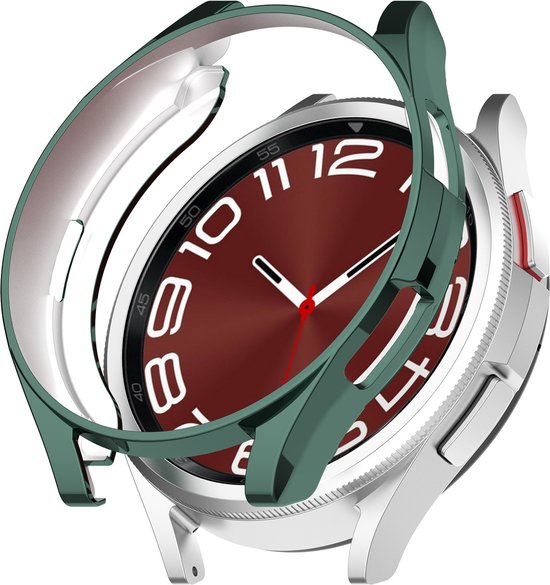 YONO Bumper geschikt voor Samsung Galaxy Watch 6 Classic - 47mm - Hoesje - Case - Donkergroen