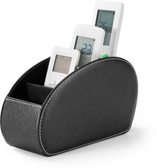 YONO Afstandsbediening Houder - Afstandsbediening Organiser - Kunstleer - Universeel - Zwart