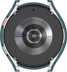 YONO Case geschikt voor Galaxy Watch 4 44mm - Screen Protector Hoesje - Full Cover Bumper - Donkergroen