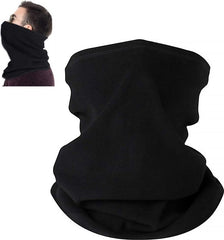 YONO Nekwarmer - Colsjaal Fleece - Heren en Dames - One Size - Zwart