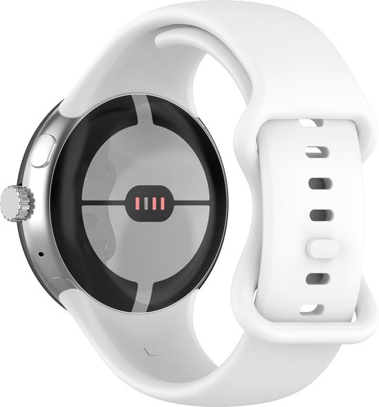 YONO Bandje geschikt voor Google Pixel 2 - Siliconen Armband - Wit