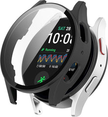 YONO Hoesje geschikt voor Samsung Galaxy Watch 7 - 40mm - Screen Protector Bumper Case - Zwart