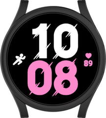 YONO Bumper geschikt voor Galaxy Watch 5 (40 mm) - Hoesje - Full Cover Case - Zwart