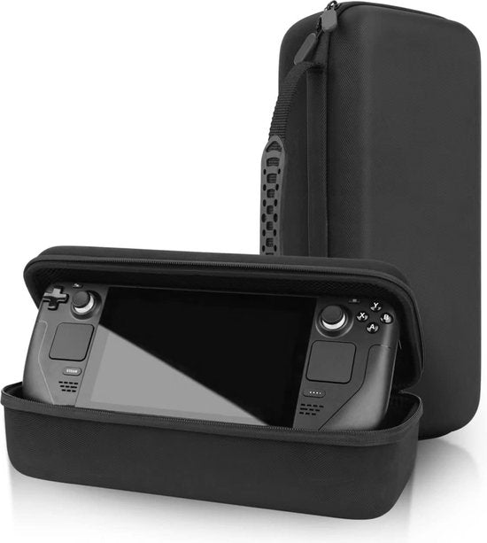 YONO Hard Case geschikt voor Valve Steam Deck - OLED - Siliconen Hoesje - Opbergtasje - Zwart