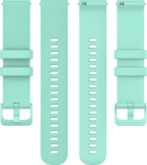 YONO Siliconen Sport Bandje 20mm - Horlogebandje geschikt voor Samsung Galaxy Watch 7 / 6 / 5 / Pro / 4 / 3 / Active 2 - Garmin Approach / Forerunner / Venu 2 Plus / SQ / Vivomove - Polar Ignite / Unite – Huawei - Turquoise
