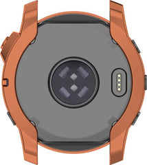 YONO Bumper geschikt voor Garmin Fenix 7 - Siliconen Hoesje - Bescherming Case - Rose Gold