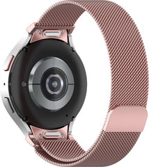 YONO Smartwatch Bandje geschikt voor Samsung Galaxy Watch 7 - 40mm - 44mm - Milanees - Roze