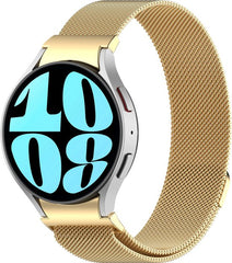 YONO Smartwatch Bandje geschikt voor Samsung Galaxy Watch 7 - 40mm - 44mm - Milanees - Goud