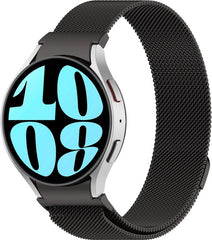 YONO Smartwatch Bandje geschikt voor Samsung Galaxy Watch 7 - 40mm - 44mm - Milanees - Zwart