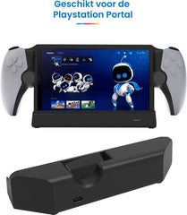 YONO Charging Dock geschikt voor Playstation Portal PS5 - Oplader Stand - Oplaadstation - Zwart