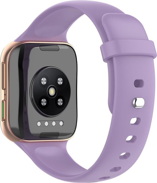 YONO Siliconen Bandje geschikt voor Oppo Watch 41mm – Paars