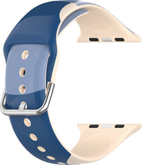 YONO Special Siliconen Bandje geschikt voor Apple Watch 42 / 44 / 45 / 49 mm - Blauw