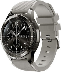 YONO Bandje geschikt voor Samsung Galaxy Watch 3 45mm - Siliconen - Grijs