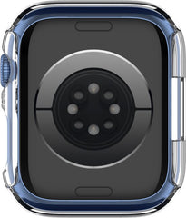 YONO Screen Protector Case geschikt voor Apple Watch Series 7 / 8 / 9 (41 mm) - Full Cover Bumper Hoesje iWatch - Transparant