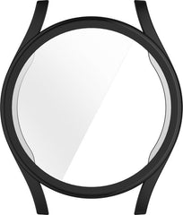 YONO Hoesje geschikt voor Samsung Galaxy Watch 7 - 44mm - Screenprotector - TPU - Zwart