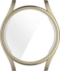 YONO Hoesje geschikt voor Samsung Galaxy Watch 7 - 40mm - Screenprotector - TPU - Champagne