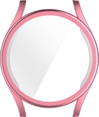 YONO Hoesje geschikt voor Samsung Galaxy Watch 7 - 44mm - Screenprotector - TPU - Roze