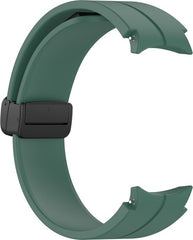 YONO Luxe Siliconen Sport Bandje 20mm geschikt voor Samsung Galaxy Watch 7 / 6 / 5 / 4 (40/43/44/47 mm) - Donkergroen