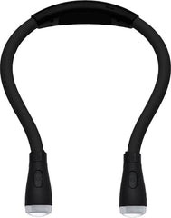 YONO Neklamp Oplaadbaar - Flexibele Leeslampje met Dimmer - Geschikt voor Boek - Handwerken - Haken - Kamperen - Bed - Slaapkamer - Zwart