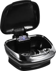 YONO Auto Asbak met Led - Zelfklevend - Deksel - Autoasbak - Zwart