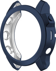 YONO Bumper geschikt voor Garmin Fenix 7S - Siliconen Hoesje - Bescherming Case - Donkerblauw