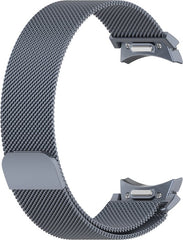 YONO Smartwatch Bandje geschikt voor Samsung Galaxy Watch 7 - 40mm - 44mm - Milanees - Grijs