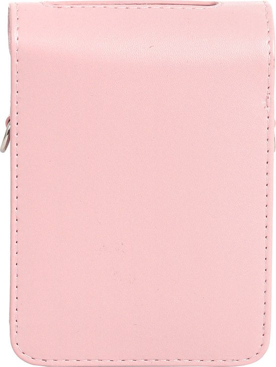 YONO Hoesje geschikt voor Fujifilm Instax Link 3 - Case met Draagriem - Opbergtasje - Roze