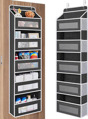 YONO Kast Organizer - Hangende Opberger voor Deur - Opbergzak - 5 Vakken - Zwart