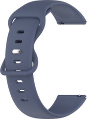 YONO Siliconen Soft Bandje 22mm - Horlogebandje geschikt voor Samsung Galaxy Watch 46mm / 3 (45mm) / Gear s3 - Polar Vantage M2 / Grit X - Huawei Watch GT 3 (pro) / 2 - Amazfit GTR - Leisteen - Large