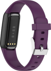 YONO Siliconen Bandje geschikt voor Fitbit Luxe - Paars - Small