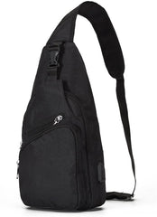 YONO Sling Bag - Crossbody Tas - Heren en Dames - Schoudertas - Borsttas - Zwart