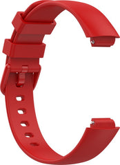 YONO Siliconen Bandje geschikt voor Fitbit Inspire 3 - Rood - Small