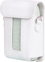 YONO Hoesje geschikt voor Fujifilm Instax Link 3 - Case met Draagriem - Opbergtasje - Wit