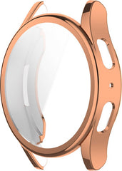 YONO Hoesje geschikt voor Samsung Galaxy Watch 7 - 40mm - Screenprotector - TPU - Rose Gold