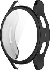 YONO Hoesje geschikt voor Samsung Galaxy Watch 7 - 44mm - Screenprotector - TPU - Zwart
