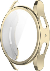 YONO Hoesje geschikt voor Samsung Galaxy Watch 7 - 40mm - Screenprotector - TPU - Champagne