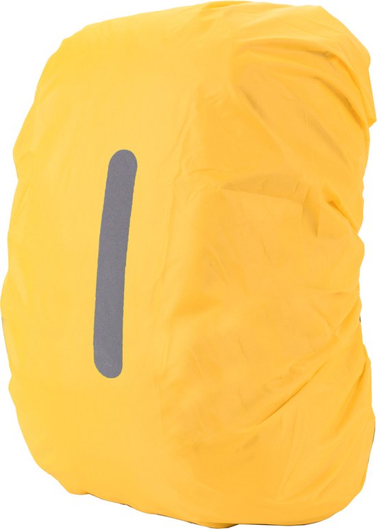 YONO Regenhoes Rugzak Waterdicht - Backpack Hoes - Reflecterend - 20 tot 29 Liter - Geel - S