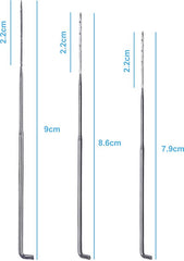 YONO Naaldvilten Starterset - Vilt Naalden - Needle Felting Pakket voor Viltwol - 18 Delig