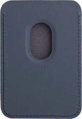 YONO Kaarthouder Leer geschikt voor Apple iPhone 14 / 13 / 12 - Magnetische Pasjeshouder Mag-safe - Leren Wallet - Donkerblauw
