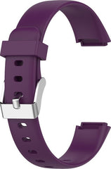 YONO Siliconen Bandje geschikt voor Fitbit Luxe - Paars - Small
