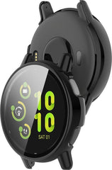 YONO Hoesje geschikt voor Garmin Vivoactive 5 - Screenprotector Case - Glas - Zwart