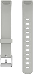 YONO Siliconen Bandje geschikt voor Fitbit Luxe - Grijs - Large