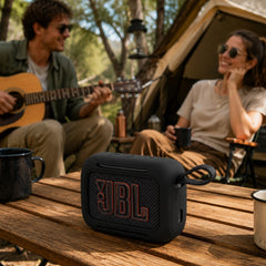 YONO Case geschikt voor JBL Go 5 - Siliconen - Hoesje - Zwart