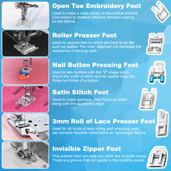 YONO Naaimachine Voetjes Set